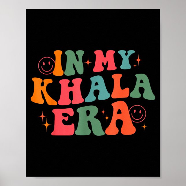 Póster In My Khala Era Baby Pregnancy Announcement For Au (Frente)