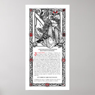 Póster "In Principio" Side Altar Card