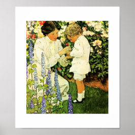 Póster "In the Garden" por Jessie Willcox Smith Poster