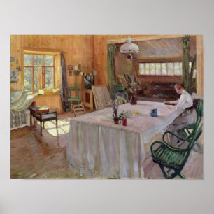 Póster In the House of the Artist Konstantin Korovin