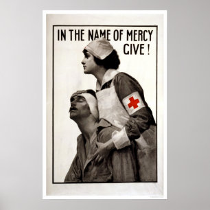 Póster In the name of mercy give!