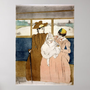 Póster In the Omnibus - Mary Cassatt - 1891