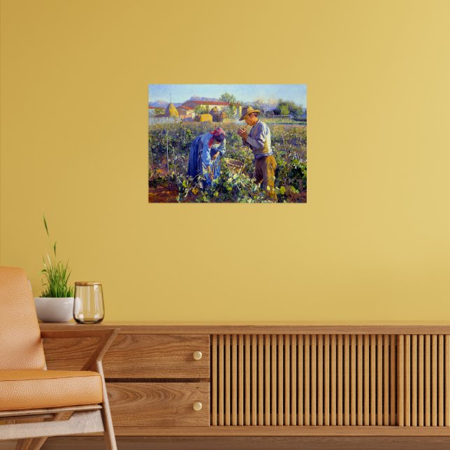 Póster In the Vineyard Elin Danielson-Gambogi 1898 (Salón 2)