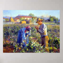 Póster In the Vineyard Elin Danielson-Gambogi 1898