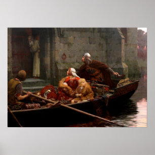 Póster In Time of Peril, c. 1897 by Edmund Leighton