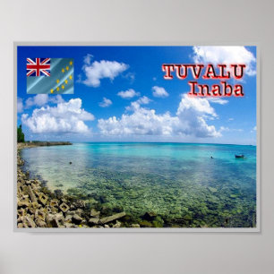 Póster Inaba - Tuvalu - Vistas al mar -