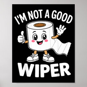 Póster Inapropiado No Es Un Limpiador Bueno Humor Diverti