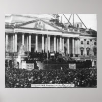 Inauguración de Abraham Lincoln 4 de marzo de 1861