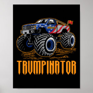 Póster Inauguración de Donald Trump Camión Monstruo Trump