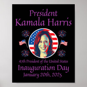 Póster Inauguración de Kamala Harris 2025