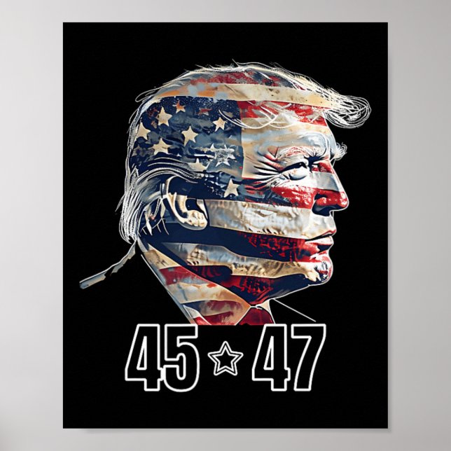 Póster Inauguración de Trump 45 (Frente)