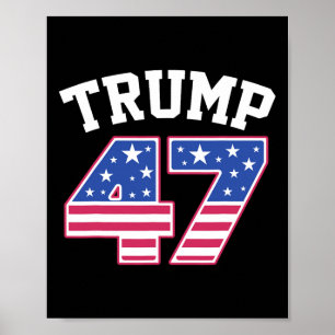 Póster Inauguración de Trump 47 presidente electo Estados