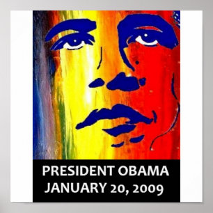 PÓSTER INAUGURACIÓN DEL PRESIDENTE BARACK OBAMA