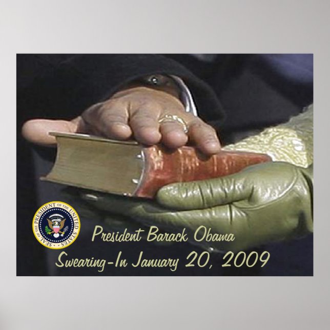 Póster Inauguración del presidente Obama (Frente)