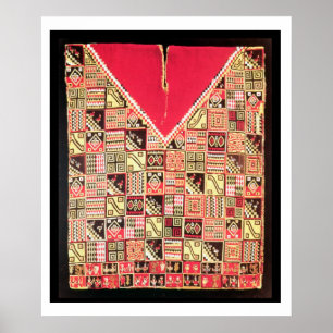 Póster Inca 'Poncho', Bolivia, c.1500 (lana)
