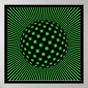 Póster Incansable glóbulo torcido