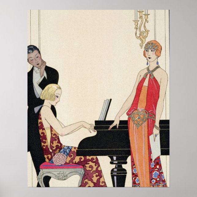 Póster Incantación, ilustracion para la Gazette du Bon To (Frente)