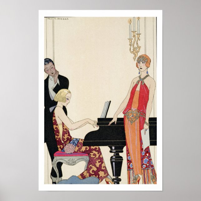 Póster Incantación, ilustracion para la Gazette du Bon To (Frente)