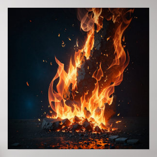 Póster incendio