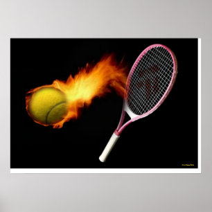 Póster Incendio bajo fuego