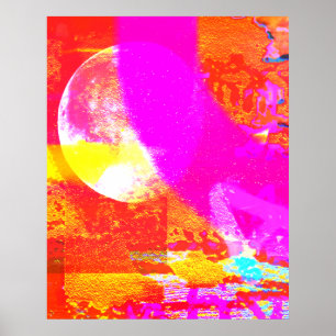 Póster Incendio de luna