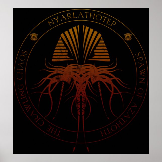 Póster Incendio de Nyarlathotep Sigil (Frente)