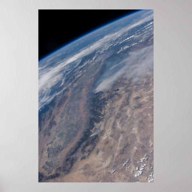 Póster Incendio En El Parque Nacional Yosemite Y El Bosqu (Frente)