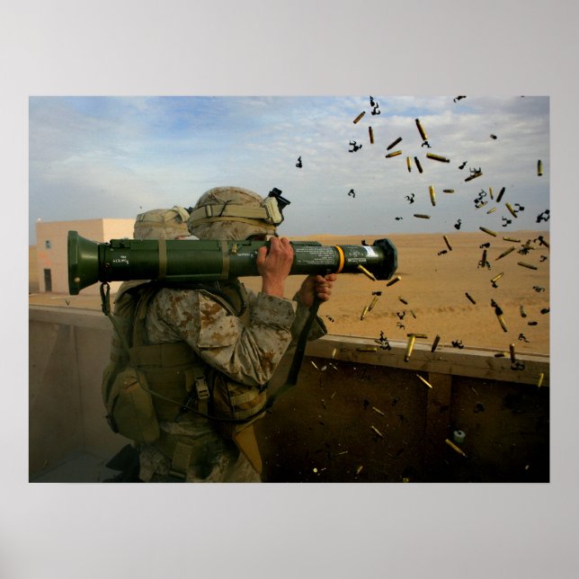 Póster Incendio en vivo de AT-4 (Frente)