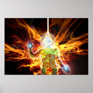 Póster Incendio hermético