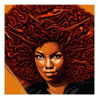 Incendio Rojo Mujeres Africanas Melanin Sista Negr