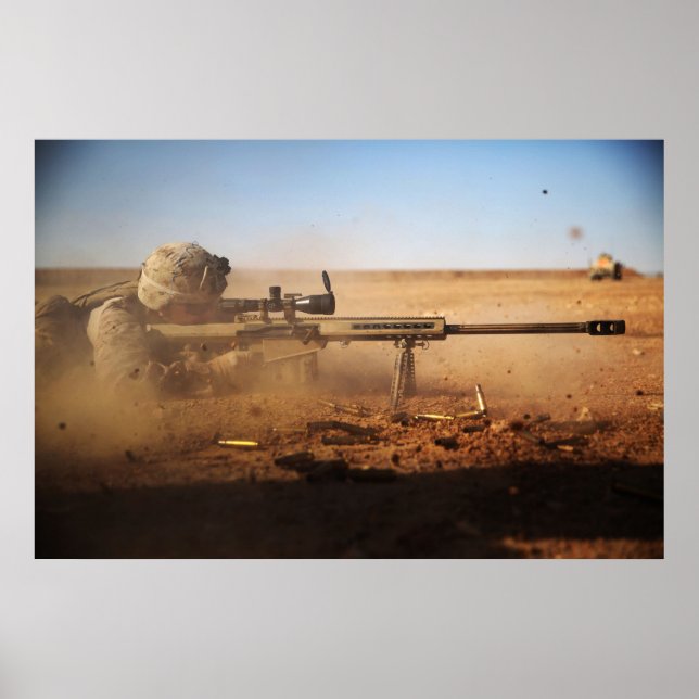 Póster Incendios marinos .50 Rifle de calibre (Frente)