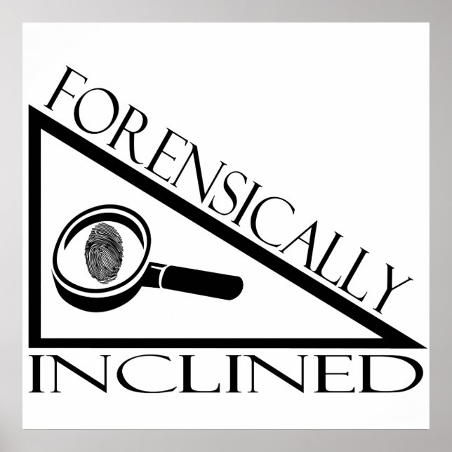 Póster Inclinación forense (Frente)