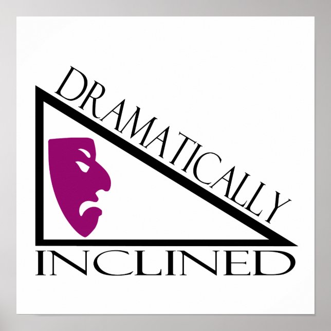 Póster Inclinado Dramáticamente (Frente)