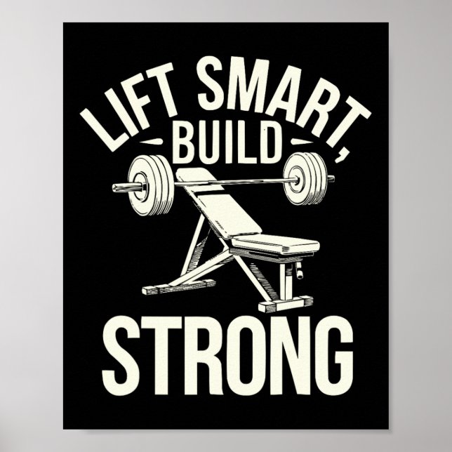 Póster Incline Bench Press Bodybuilding Fitness Workout G (Frente)