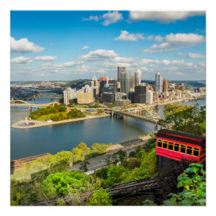 Póster Incline Pittsburgh Pennsylvania Duquesne