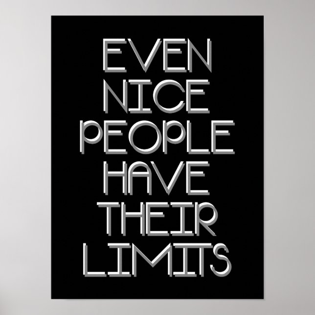 Póster Incluso las personas buenas tienen un Poster de ti (Frente)