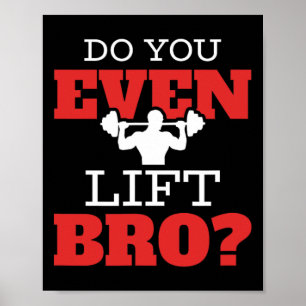 Póster Incluso Levantar a Bro