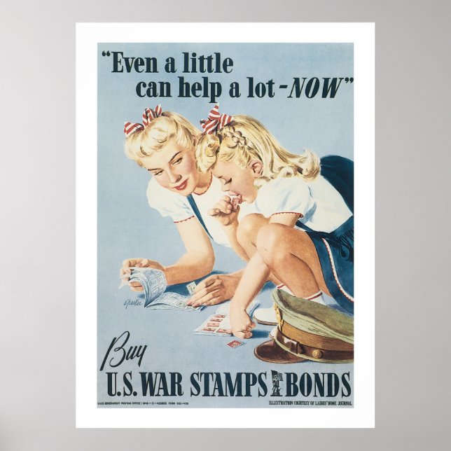 Póster Incluso un poco puede ayudar (Frente)