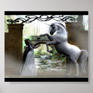 Póster Incorpore el reino del unicornio