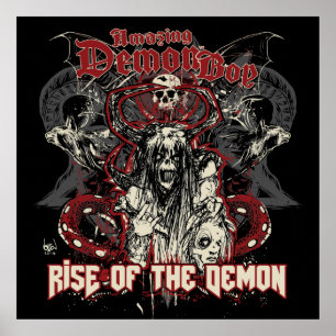 Póster Increíble ascenso de un niño demonio al Poster Dem