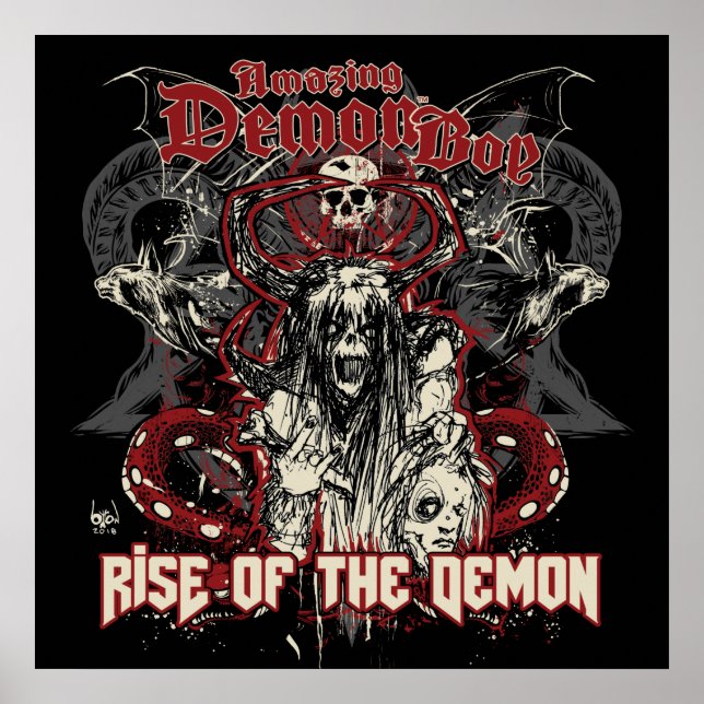 Póster Increíble ascenso de un niño demonio al Poster Dem (Frente)