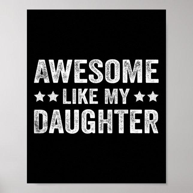 Póster Increíble como el Día de Mi Hija (Frente)