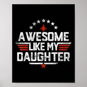 Póster Increíble como mi hija, divertida madre, el día de