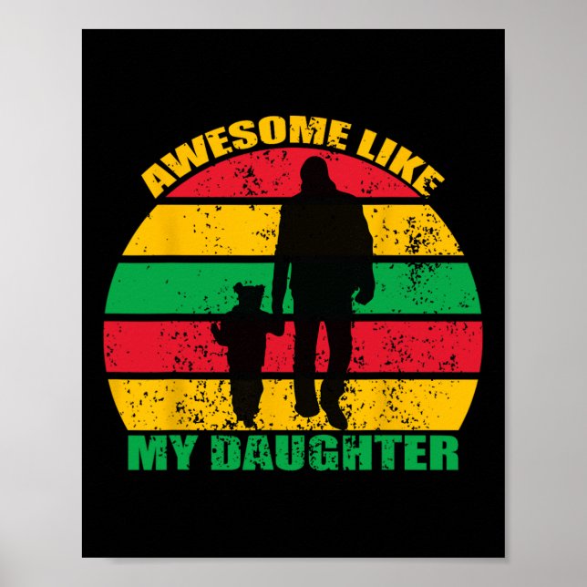 Póster Increíble como mi hija Junetdecin Melanin negro (Frente)