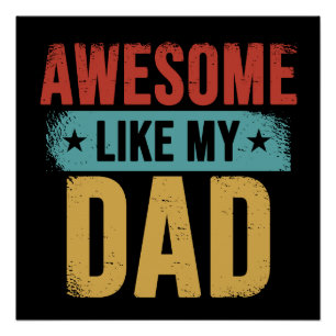 Póster Increíble como mi papá