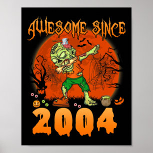 Póster Increíble desde el 2004 Halloween 21 cumpleaños