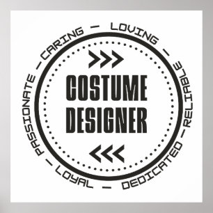 Póster Increíble diseñador de disfraces