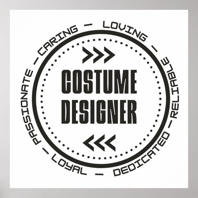 Póster Increíble diseñador de disfraces (Frente)