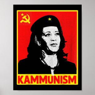 Póster Increíble Kamala Harris Kammunismo Comunismo Harri