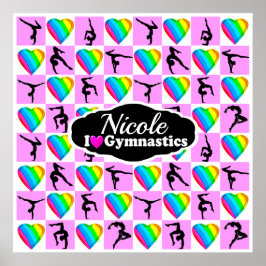 PÓSTER INCREÍBLE ME ENCANTA EL DISEÑO DE GIMNASTICAS